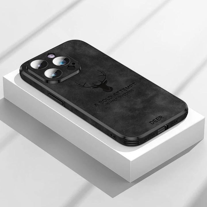 Luxury Deer Leather iPhone Case - Veltro