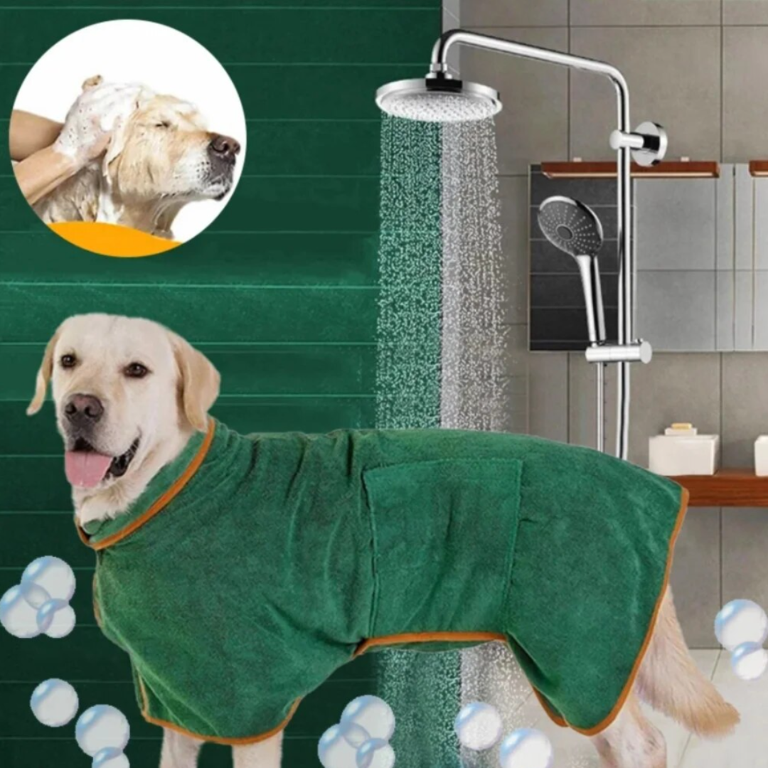 Behagelig hundebademantel - Finn