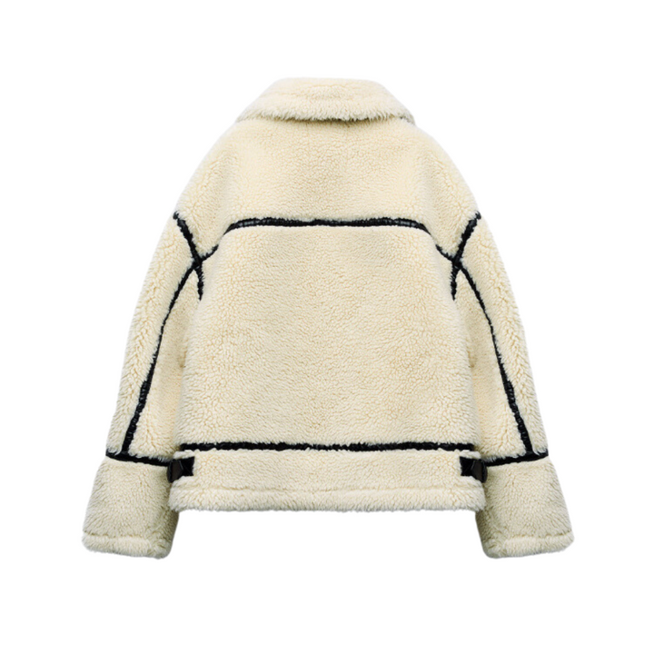 Chaqueta de piloto Teddy – Dilara | ¡Moderna, cálida, oversize y con estilo!