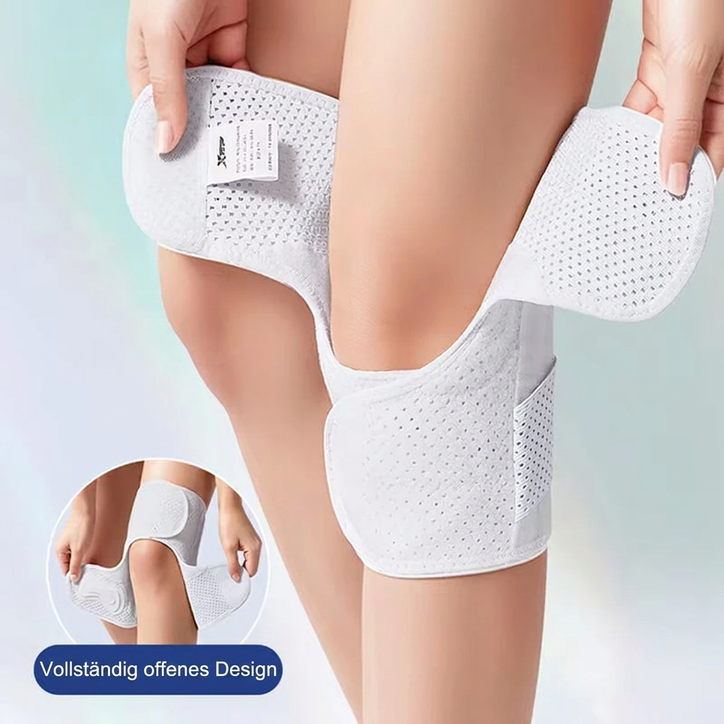 Knee brace with adjustable compression system