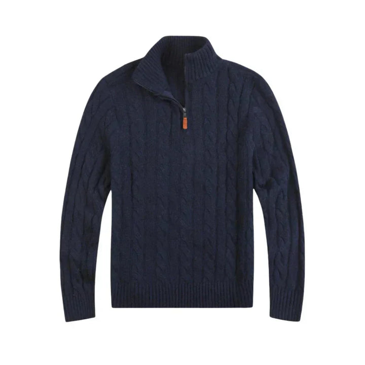 Classic Men's Cable Knit Sweater - Henry
