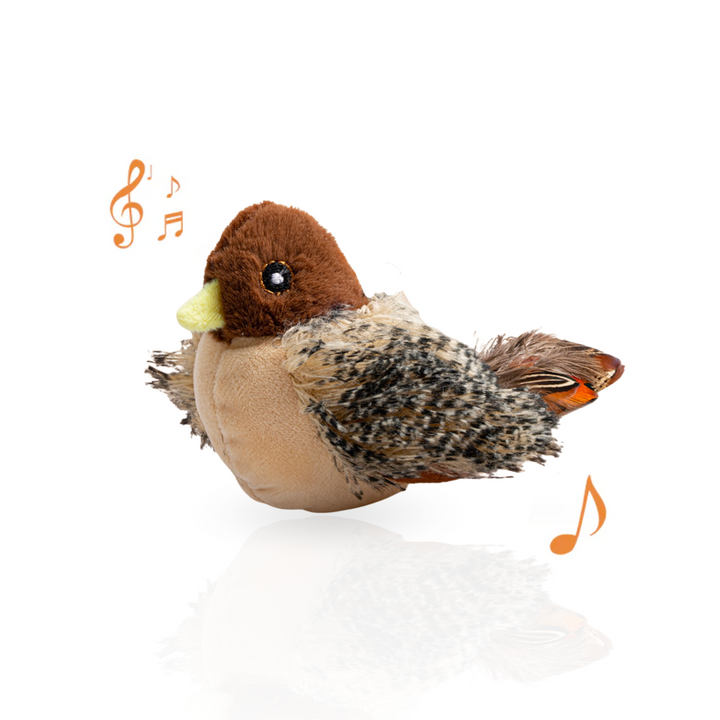 Juguete interactivo para gatos con sonido y movimiento – FlappyChirp