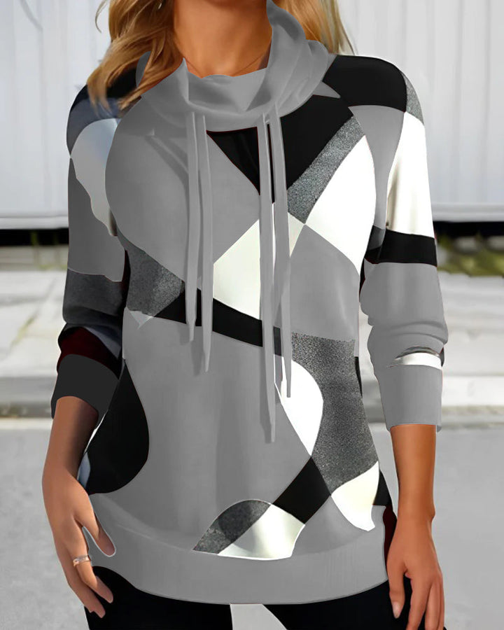 Pullover with High Collar – Lorina