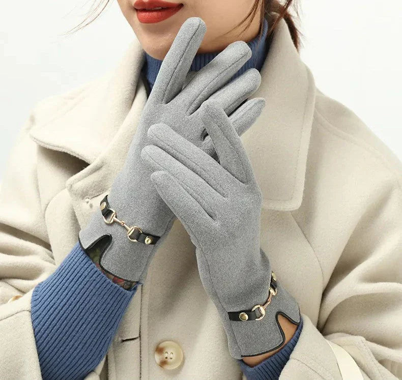 Stylish Autumn and Winter Gloves for Women - Amelia