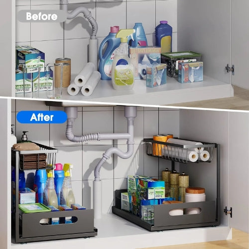 2-tier under-sink drawer organizer – Arlo