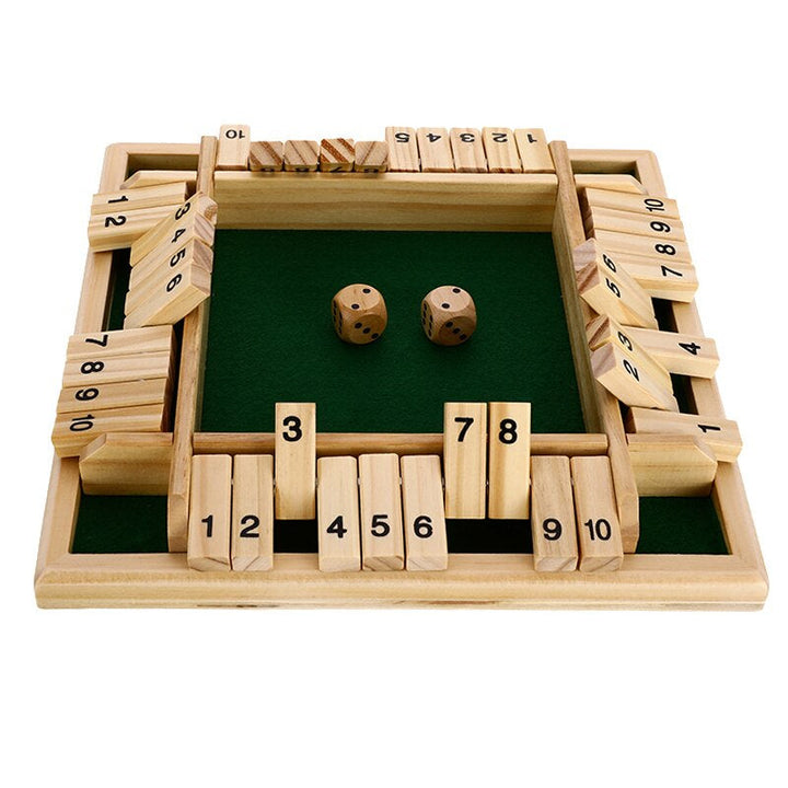 Juego de mesa de cubos de madera - RekenRijk