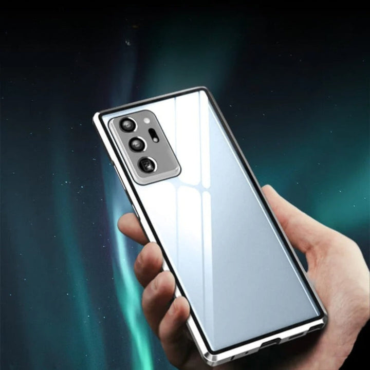 Magnetic double-sided glass protective case – ClearLock (1+1 FREE)
