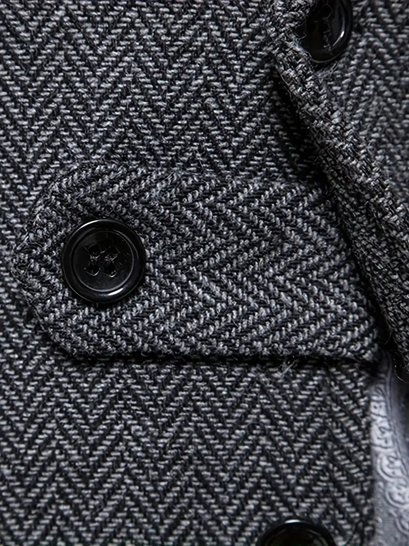 Fiskebensmønstret blazer for menn – Niklas