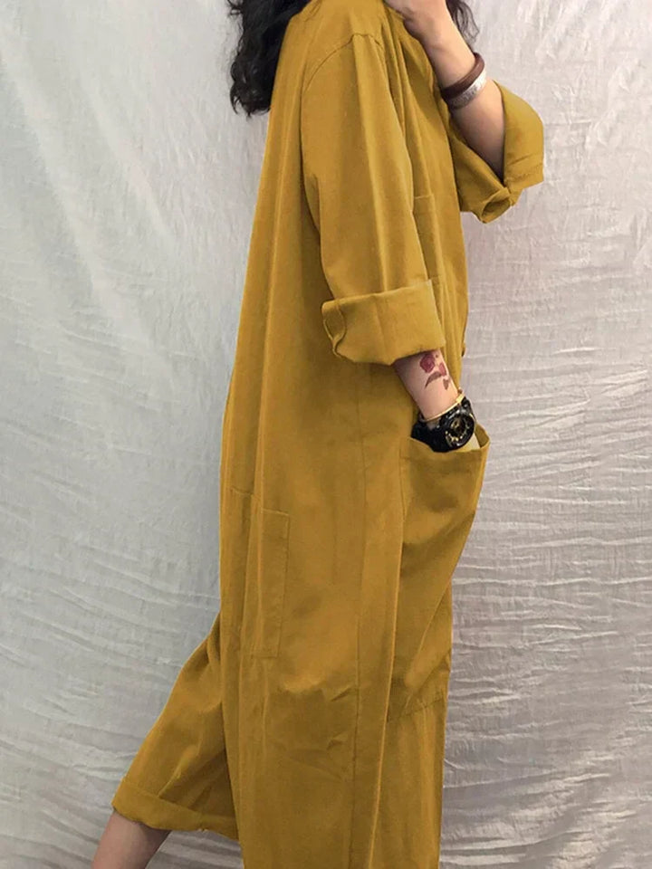 Luftig sommerjumpsuit med vidt snit til damer – Livia