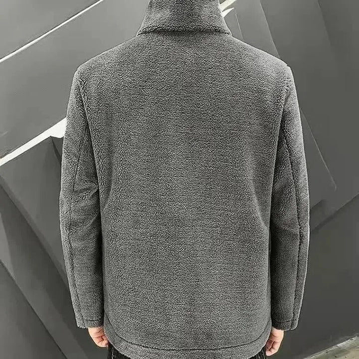 Quiltet fleecevest med ståkrage – Arden