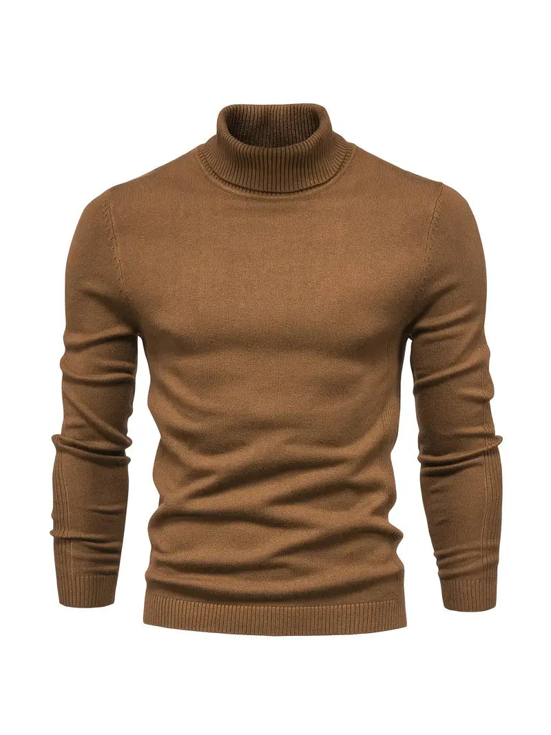 Trendy herre rullekravepullover - Lars