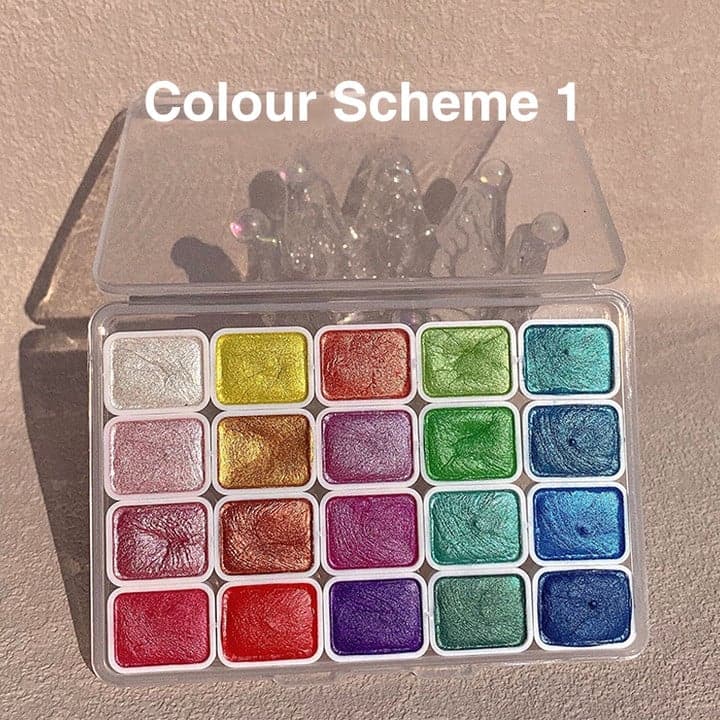 Multicolored Watercolor Paint Set – ColorCrafter