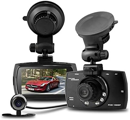 Dual-linse bilradio DVR G30 2,7" LCD Full HD 1080P med G-sensor