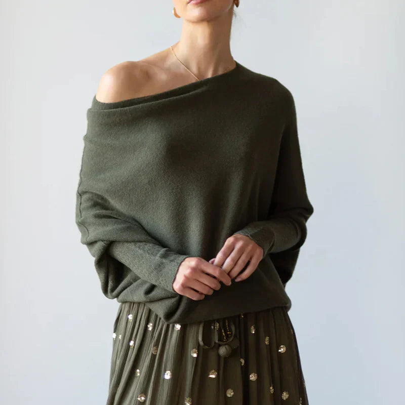 Jersey asimétrico extragrande para mujer – Sophia