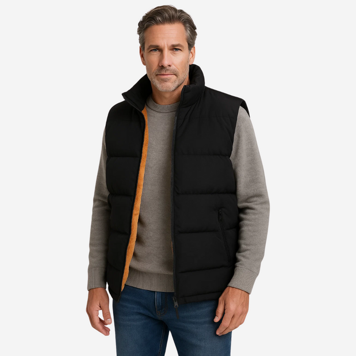 Herre termo bodywarmer foret med ståkrave – Arne
