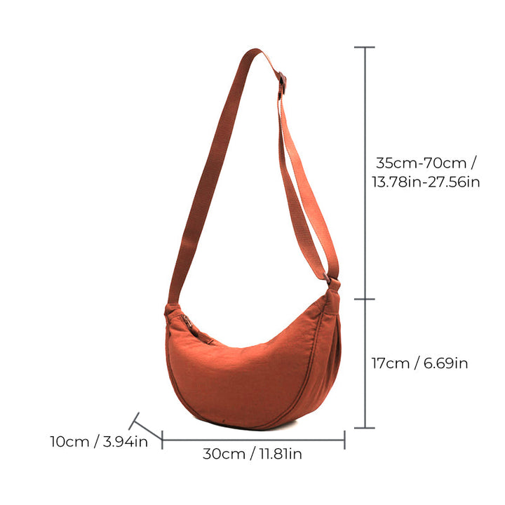 Stilfuld Half Moon Crossbody Taske - Luna