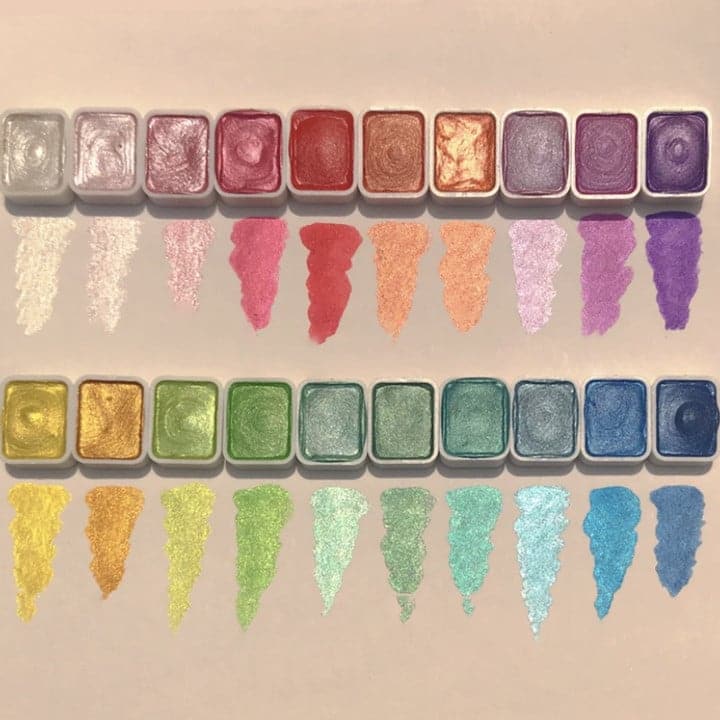 Multicolored Watercolor Paint Set – ColorCrafter