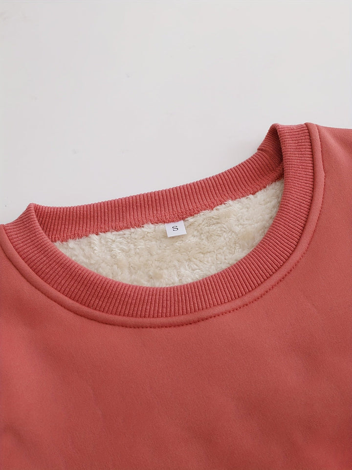 Comfortable Oversized Women's Sweatshirt - Elina