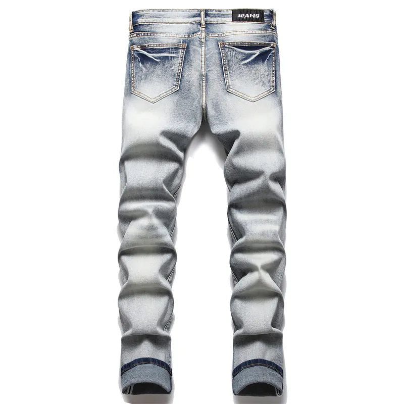 Vaqueros rasgados de moda para hombre - Jaxon