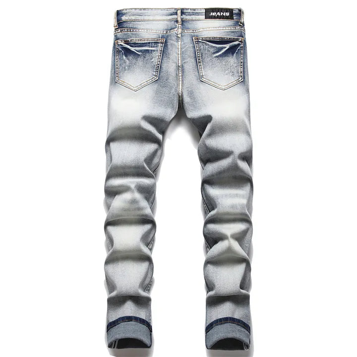 Vaqueros rasgados de moda para hombre - Jaxon