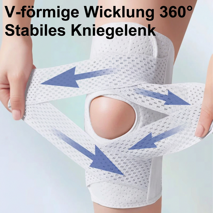 Knee brace with adjustable compression system