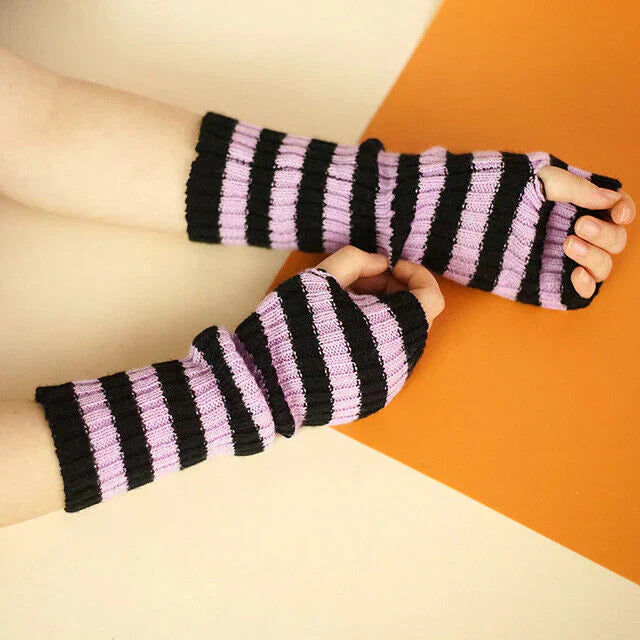 Lange fingerløse strikhandsker - FlexiWarm