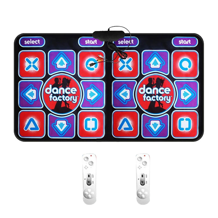 Double Dance Mat with Remote Control – RhythmFlex