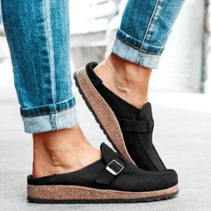 Bæredygtige komfort-clogs i retrostil – Noelia
