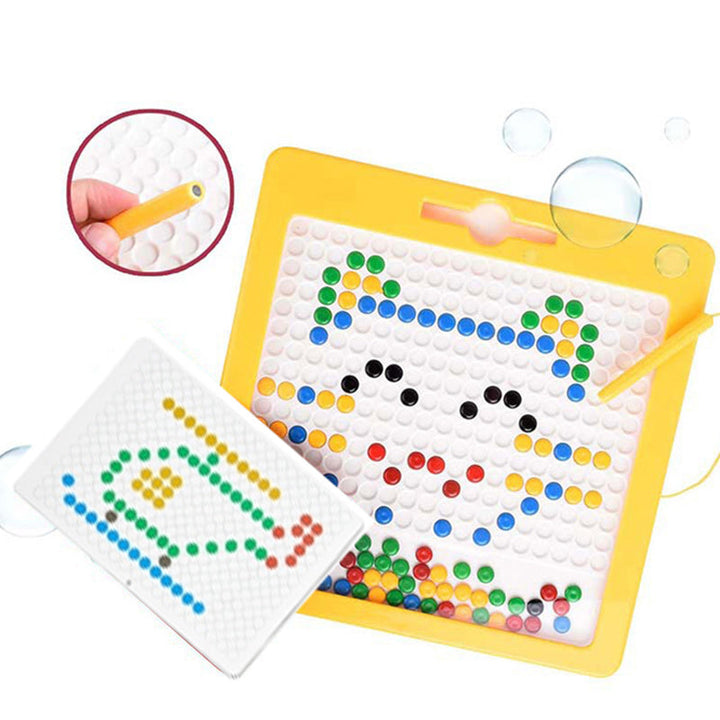 Magnetische Zeichenplatte mit Perlen - MagniDots