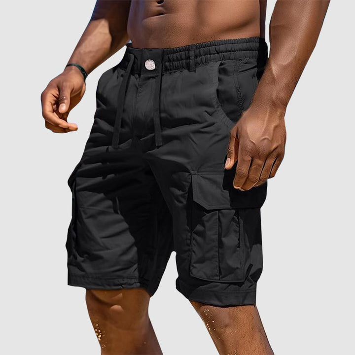 Sommerlige herre cargoshorts i bomuldsblanding – Rafael