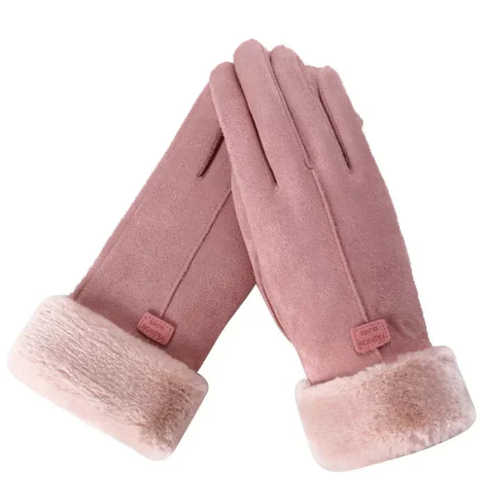 Warm Suede Women's Gloves - VelvTouch