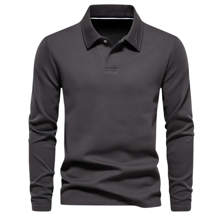 Men's Long Sleeve Polo - Vince