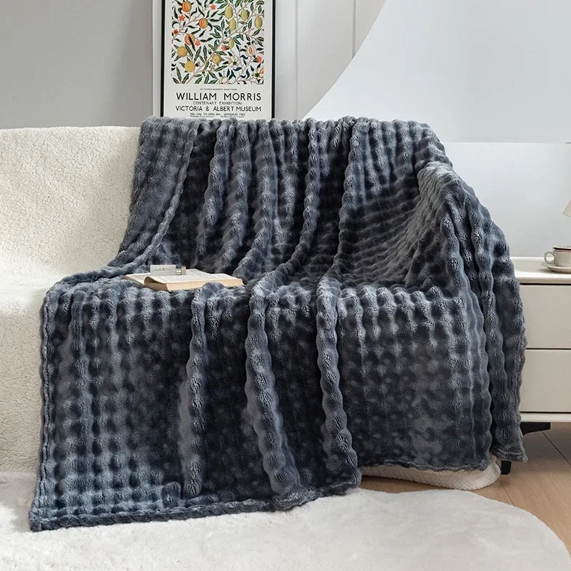 Extra Soft Flannel Blanket - PlushBubble