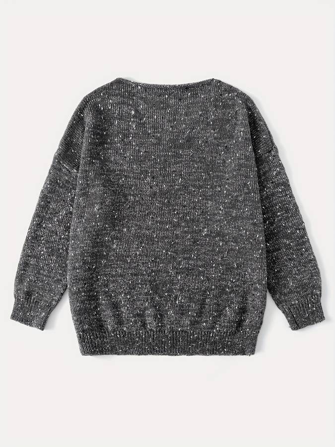 Light V-neck knitted vest with button placket – Lana