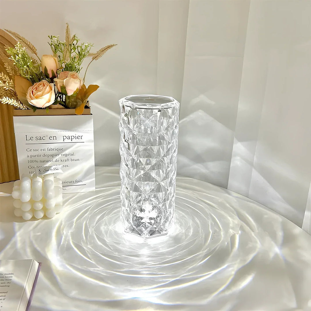 Lámpara de mesa Kristall con control táctil - Aurora