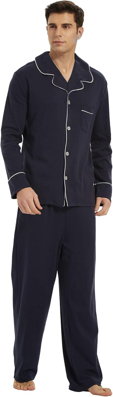 Comfortable Cotton Men's Pajamas - Leo