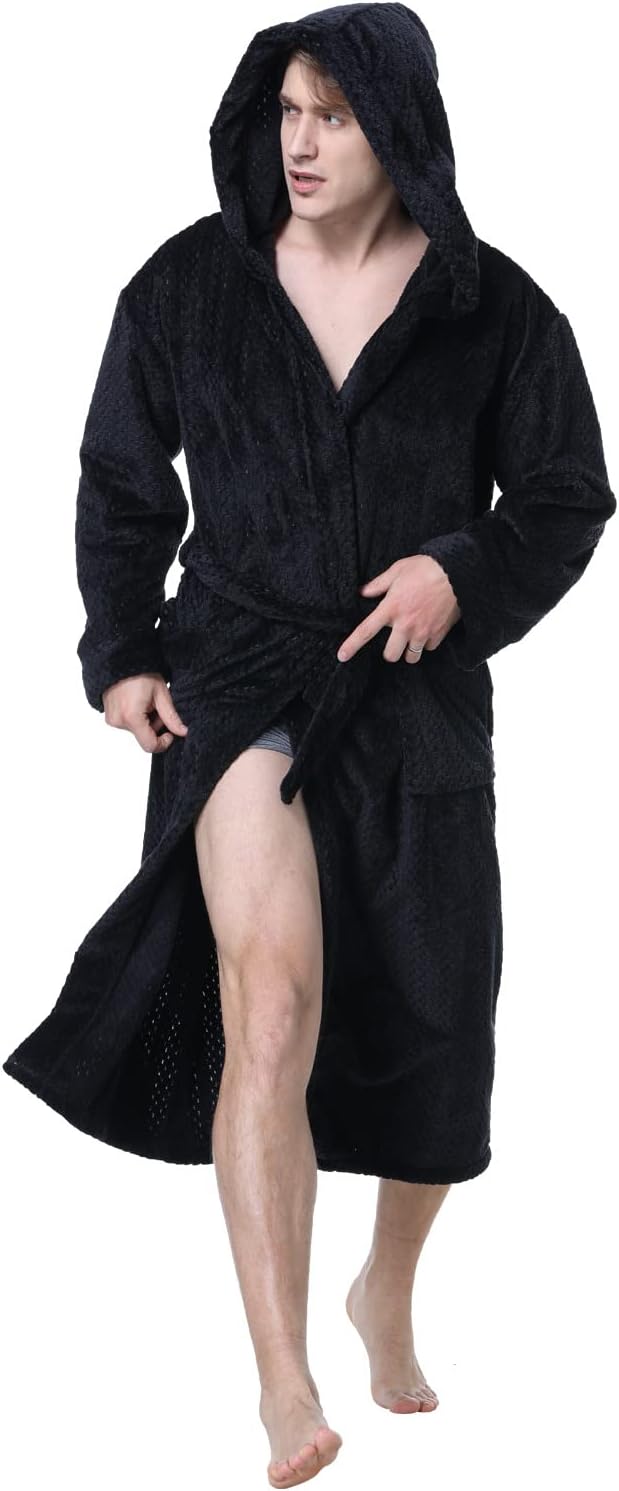 Luxury Men's Bathrobe with Hood - Lars