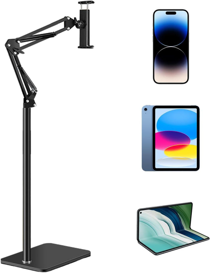 Justerbar 360° mobil- og tabletstander til gulvet – Movira