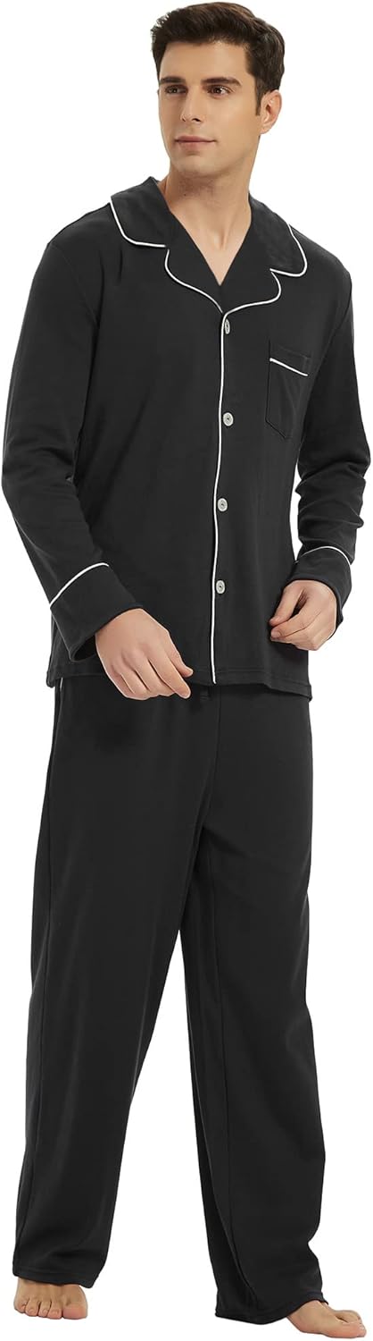 Comfortable Cotton Men's Pajamas - Leo