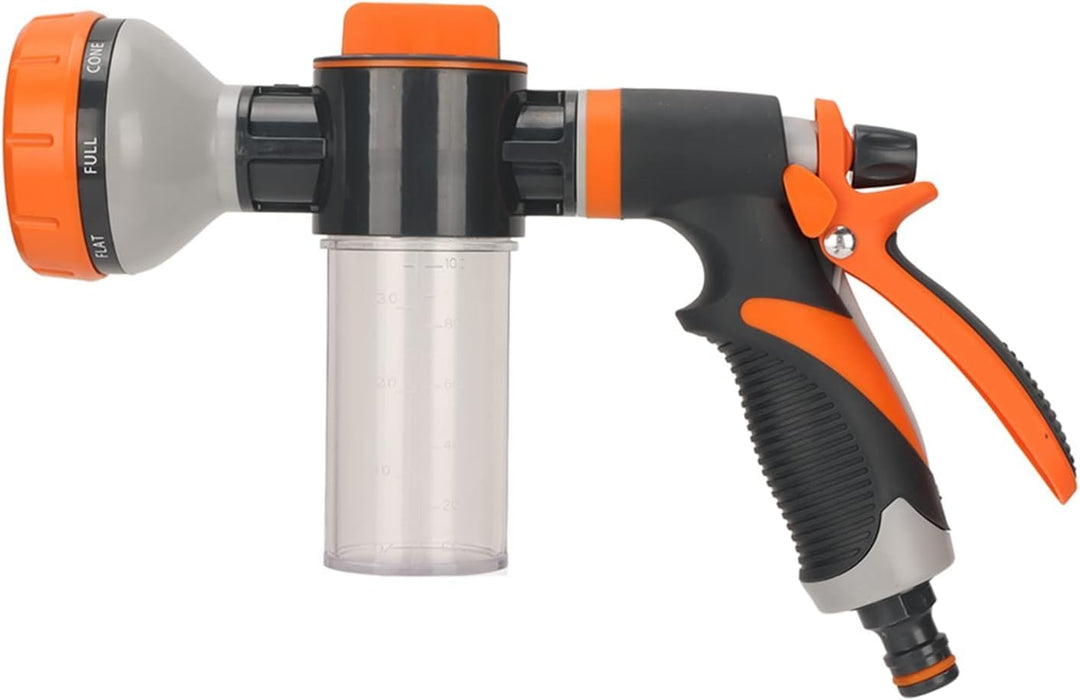 Garden Irrigation Foam Spray Device 8 Modes High-Pressure Hand Shower
