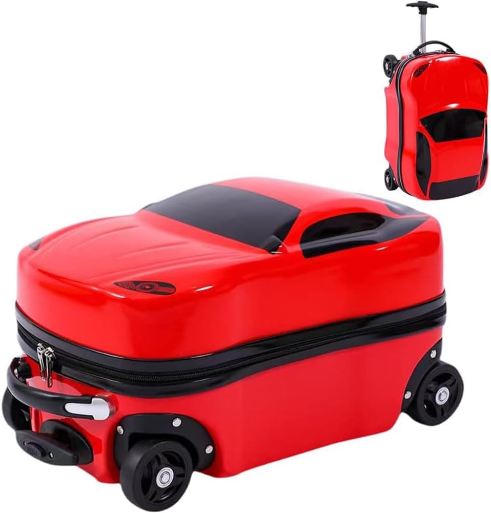 45.7 cm children's trolley suitcase with extendable handle