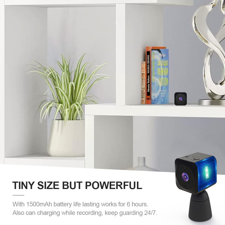 Mini Security Camera 4K WiFi Hidden Indoor Camera with Night Vision