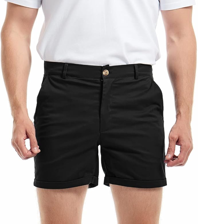 Pantalones cortos chinos veraniegos con ajuste cómodo – Matteo
