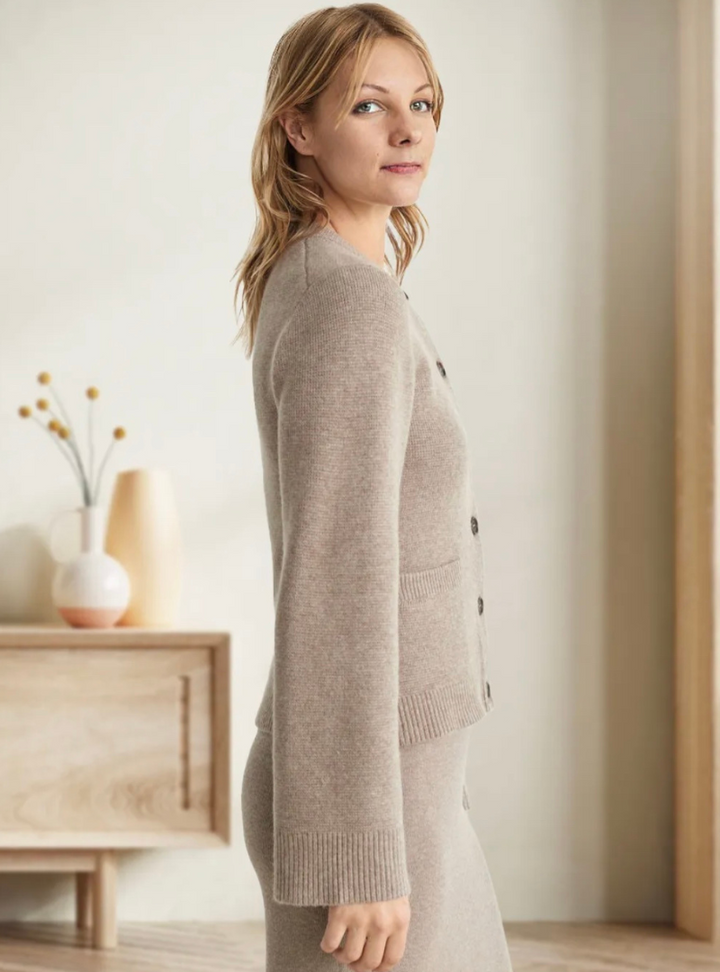 Casual blød damevest med knapper - Noa