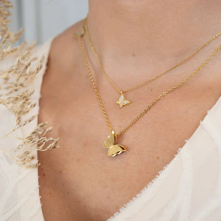 Spring-like Butterfly Necklace – Alara