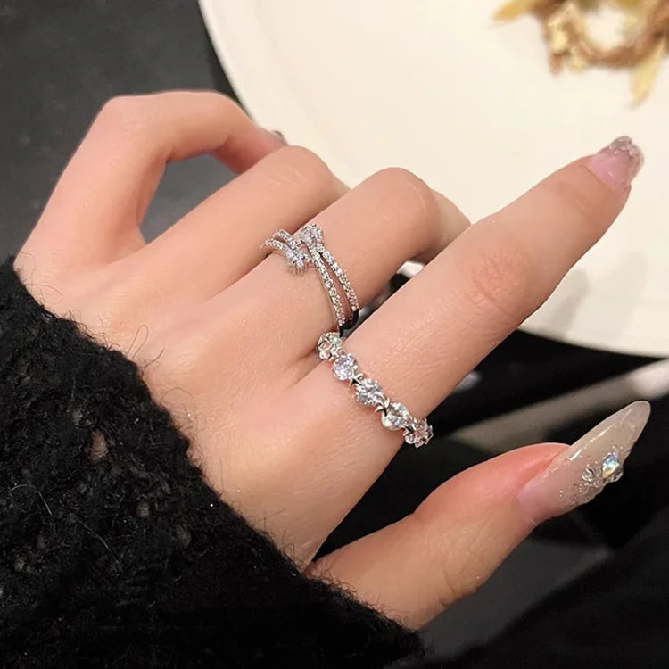 Double-layer Star Ring Set – Astrid