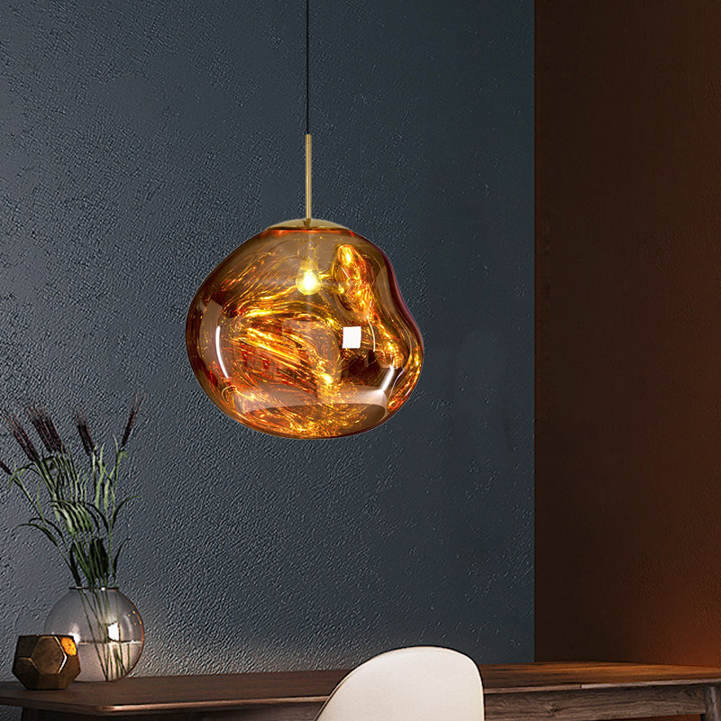 Moderne Glas-Deckenleuchte - LunaLux