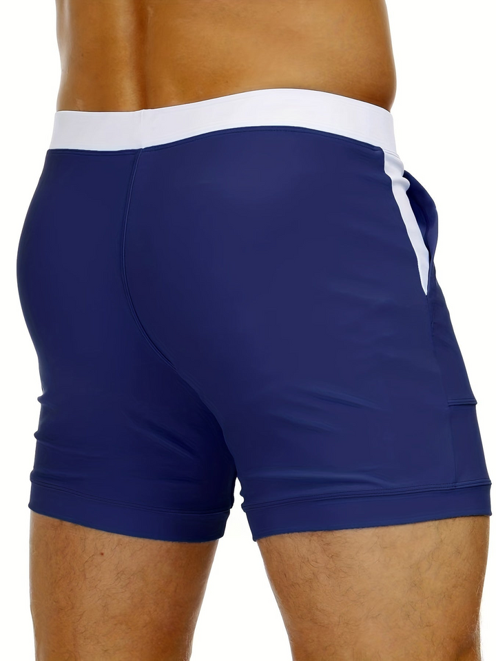 Quick-drying men's swim trunks with breathable design – Elias