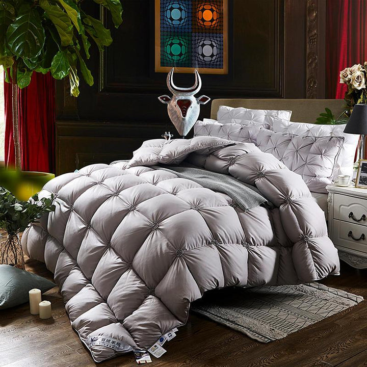 Quilted duvet made of 100% goose down - PlumeLux
