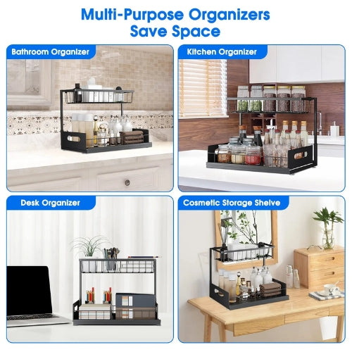 2-tier under-sink drawer organizer – Arlo